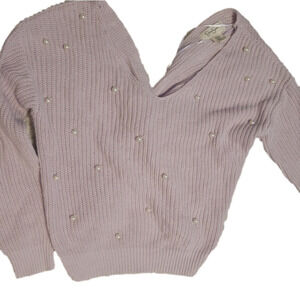 Jessica Simpson Wrap Front Purple XS Sweater